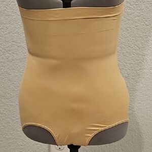 High-Waisted Tan Shapewear